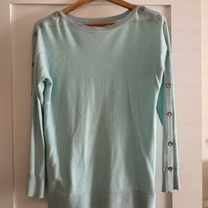 Lilly Pulitzer Boat Neck Sweater with Button Accents